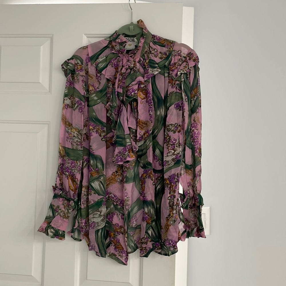 Gorgeous moschino couture blouse